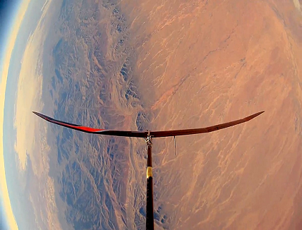 Stratospheric glider testing