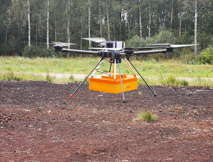 Drone with a Ground-Penetrating Radar Sensor