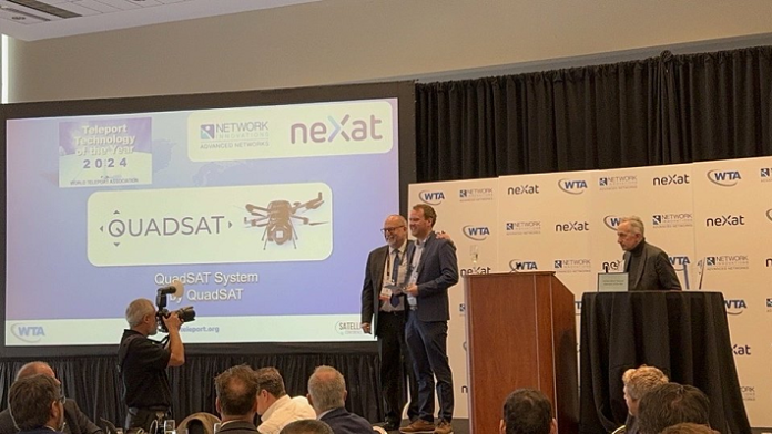 Quadsat wins World Teleport Association’s Teleport Technology of the Year Award Quadsat wins World Teleport Association’s Teleport Technology of the Year Award