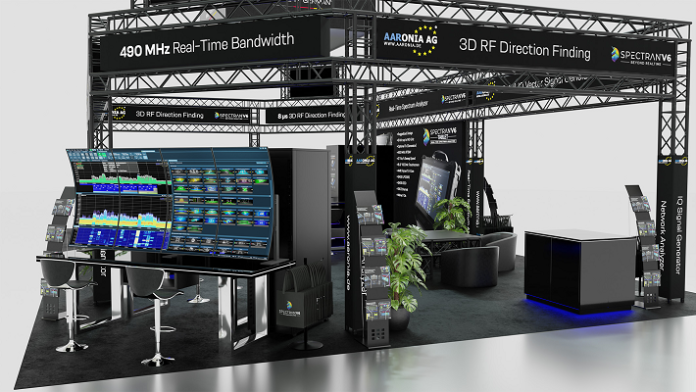 Aaronia Booth Satellite 2025