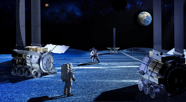 Human Outpost on the Lunar Surface Human Outpost on the Lunar Surface