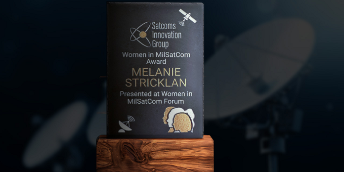 MilSatCom Innovation Award 2025 Melanie Stricklan
