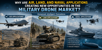 Why Are Air, Land, and Naval Applications Creating New Opportunities in the Military Drone Market? Military Drone Market